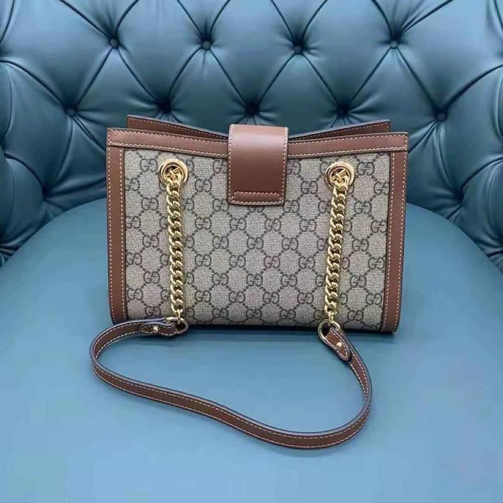 Authentic Gucci with Chain,Shoulder Bag, new include copy of the receipt, small - Picture 4 of 9